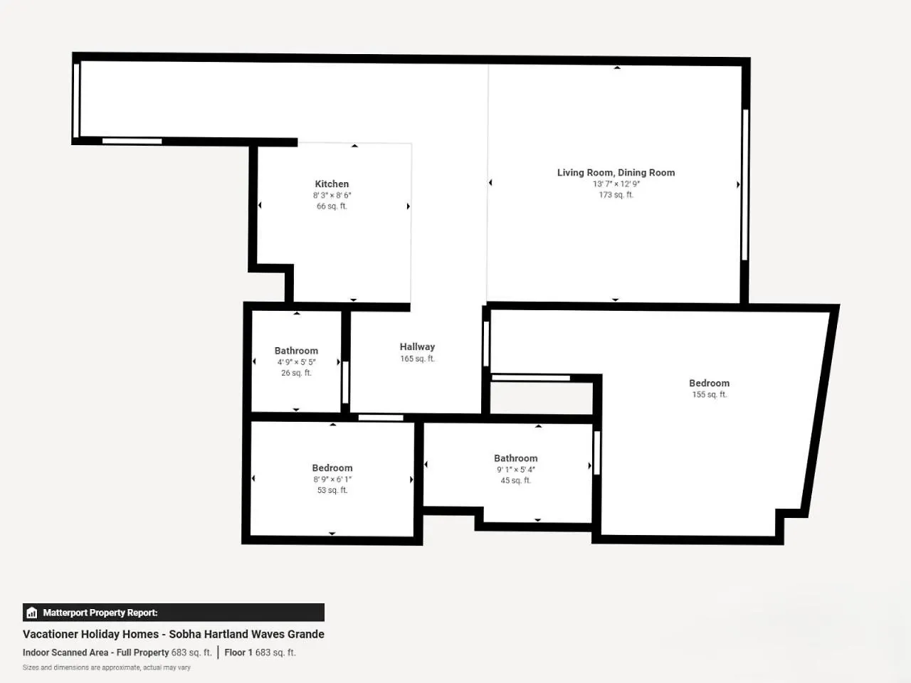 Waves Grande - One Bedroom With City View Ντουμπάι Ηνωμένα Αραβικά Εμιράτα