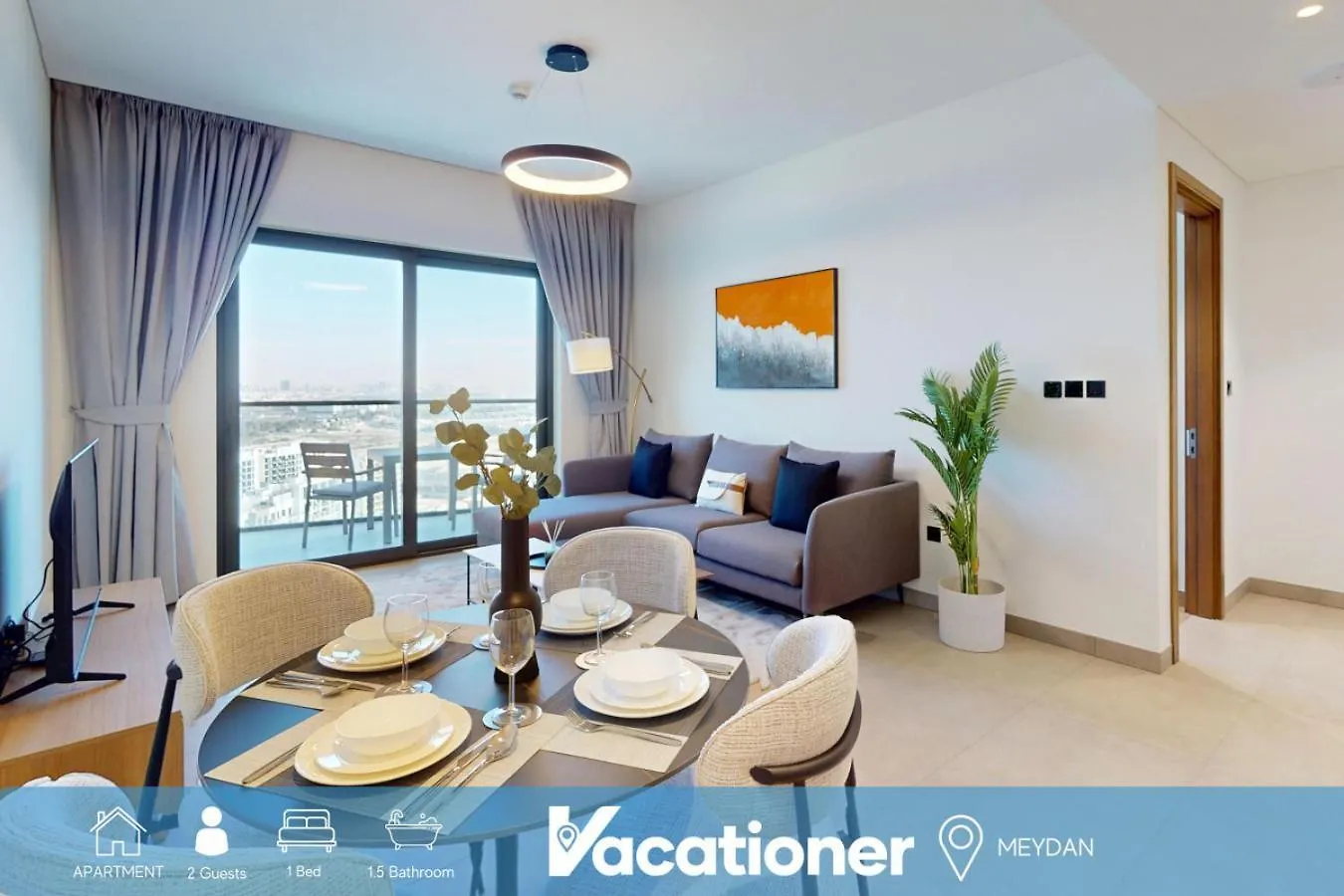 Waves Grande - One Bedroom With City View Dubai